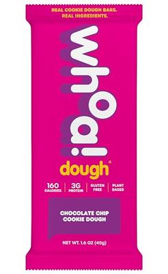 Whoa Dough Edible Cookie Dough Bars- Certified Non-GMO, Kosher and Gluten  Free Bars - Healthy Snack Foods - Plant Based Snacks Made With Real  Ingredients - Chocolate Chip Cookie Dough - 10 Pack - Yahoo Shopping