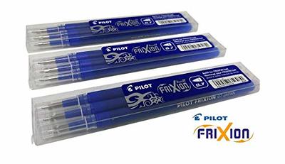 Pilot Frixion erasable pens refill, 9 refill bundle Blue color gel ink fine  point 07 (Blue) - Yahoo Shopping