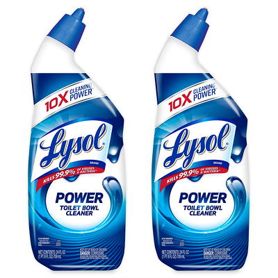 Lysol 24 oz. Power Toilet Bowl Cleaner (2-Count) (4-Pack), Blue - Yahoo  Shopping