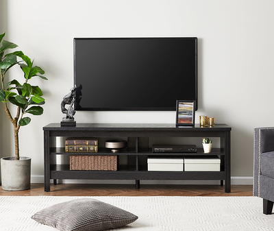 Dark wood tv stand shop 65 inch