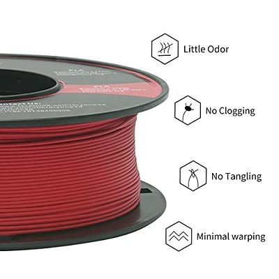 ERYONE 1kg (2.2LBS)/Spool 1.75mm Matte Dual-Color PLA Filament for