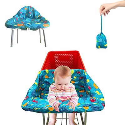 Shopping Cart Cover for Baby, 2 in 1 High Chair Cover for Restaurant seat &  Grocery Cart Cover for Babies, Thick Padded with Clear Phone Pouch, Machine  Washable, Leaves - Yahoo Shopping