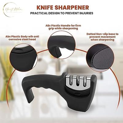  3 Stage Knife Sharpener - Ceramic, Coarse & Fine