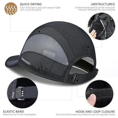 GADIEMKENSD Quick Dry Sports Hat Lightweight Breathable Soft