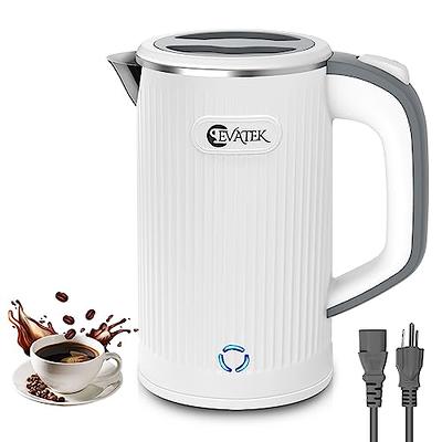 Secura Stainless Steel Double Wall Electric Kettle Water Heater for Tea  Coffee w/Auto Shut-Off and Boil-Dry Protection, 1.0L (Red) - Yahoo Shopping