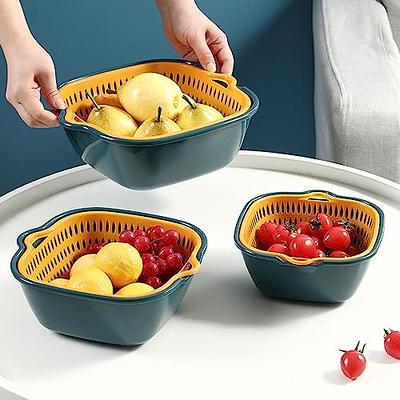  6PCS Kitchen Colander Strainer Set Vegetable Washing