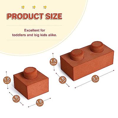 Buy Foam Brick Building Block Set - Actual Brick Size, for