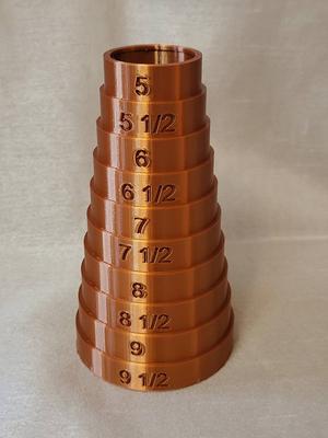 Bracelet Sizer, Display, Jewelry Display, Mandrel - Round Copper