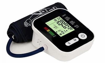 Blood Pressure Machine for Home Use, Automatic Blood Pressure Monitor with  Extra Large Screen, Adjustable BP Cuff Arm Kits 2 * 999 Memories 4