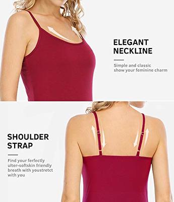 Womens Thin Strap Camisole - Red 