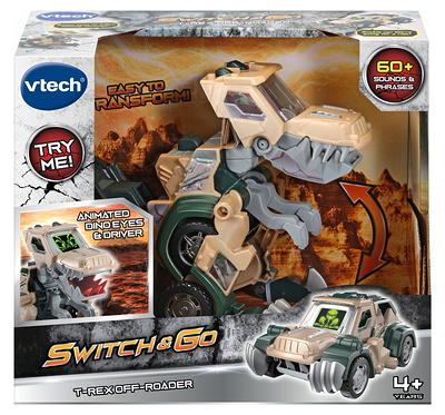 VTech® Switch & Go® 3-in-1 Rescue Rex With Police Car, Fire Truck