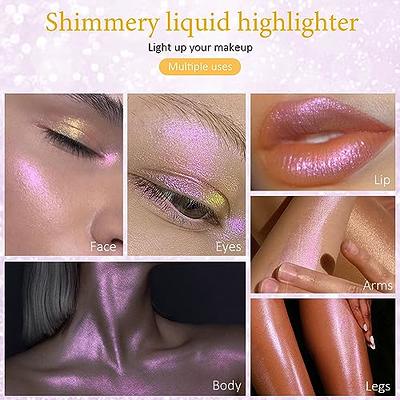 8 Color Face Cheek Highlighter Makeup Palette Shimmer Glitter