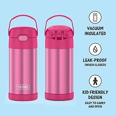Thermos Blue Funtainer 12 Ounce Bottle & Replacement Straws for 12 Ounce  Funtainer Bottle, Clear