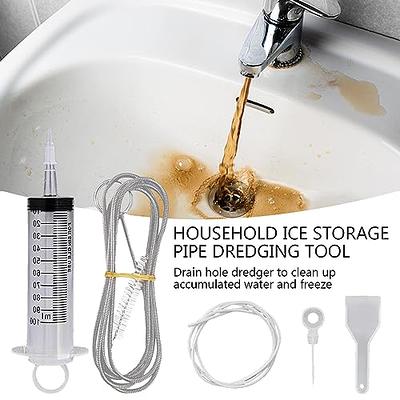 LIETEX Drain Hole Tool for Refrigerator, Brush Cleaning Pipes Drainage,  Dredging Tools Kit Refrigerator Drain Reusable for Cleaning - Yahoo Shopping