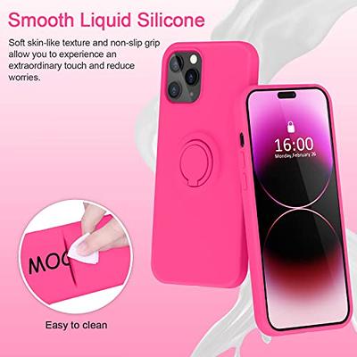 elago Compatible with iPhone 14 Pro Case, Liquid Silicone Case, Full Body  Protective Cover, Shockproof, Slim Phone Case, Anti-Scratch Soft Microfiber  Lining, 6.1 inch (Lovely Pink) - Yahoo Shopping