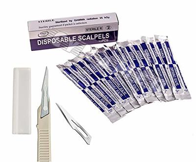 Scalpel Sterile Blades 10 10pcs Sterile Individually Foil Wrapped