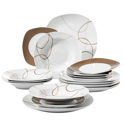 MALACASA Blance 30-Piece Dinnerware Set (Service for 6) -New in Box