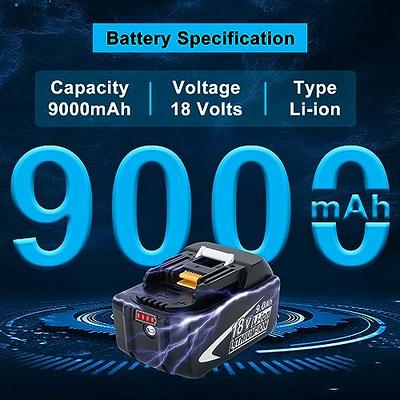 For Makita 18V Battery 9000mAh Replacement | BL1830 BL1860 BL1890 LXT  Li-ion Battery