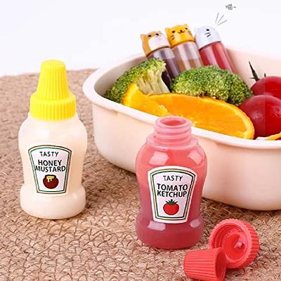 CNYEJQJC Mini Condiment Squeeze Bottles, 4pcsPortable Sauce Storage  Containers Jars BBQ Office School Bento Box Dressing Dispensers for  Ketchup，Honey，Salad，Soy Sauce - Yahoo Shopping