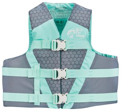 Bass Pro Shops Recreational Life Jacket for Adults - Aqua - S/M - Yahoo  Shopping