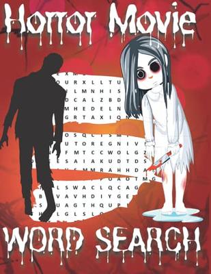 Horror Movie Word Search: Under 5 Dollars Word Search Puzzle Book for  Adults Halloween Fun - Yahoo Shopping