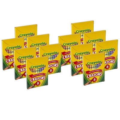 Crayola Bulk Crayons, Yellow, Regular Size, 12 Per Box, Set Of 12