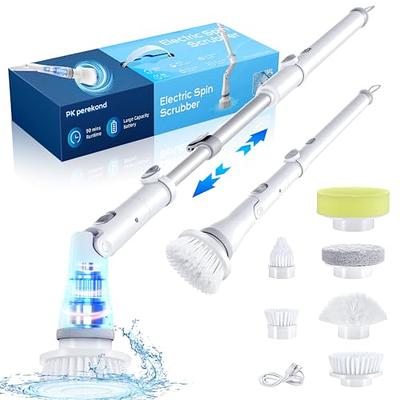 MGLSDeet Electric Spin Scrubber, Rechargeable Portable Electric Bathroom  Cleaning Brush, 7 Replaceable Cleaning Brush Heads for Kitchen, Tile, Sink