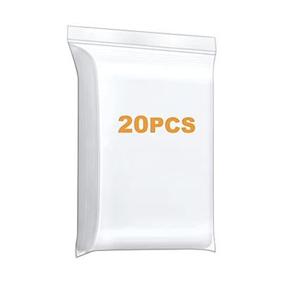 Foopama 10 x 13 Large Thick 4 Mil Clear Zip Poly Lock Plastic Bags Seal  Reclosable Zip Bag Heavy-Duty Clothing T-Shirt Pants Toys Zipper Storage  Bags -20 Pack - Yahoo Shopping