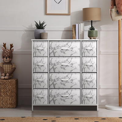 Dresser for Bedroom with 12 Drawers, Storage Drawer Organizer