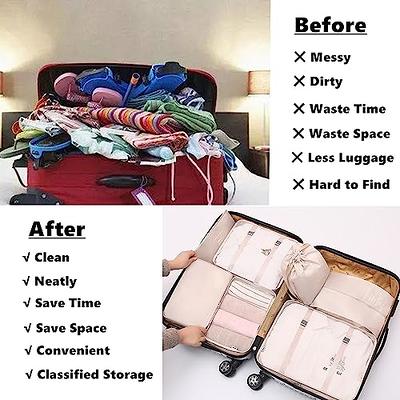 YYDSLEE Compression Packing Cubes for Travel Carry on Suitcase Organizer  Bags Expandable Travel bags Organizer for Luggage Compression Bags Travel  Essentials+ Shoe Bag, Laundry Bag, 6 Set(Blue & Grey) - Yahoo Shopping