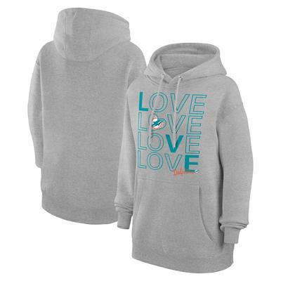 Nfl Miami Dolphins Girls' Fleece Hooded Sweatshirt - Xl : Target