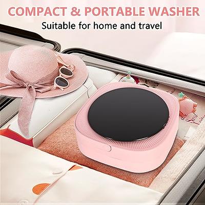 Mini Washer Foldable Clothes Washing Machines Small Laundry Machine With  Drain Basket For Apartment Laundry Camping RV Travel
