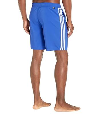 XX-Large Standard Men\'s Swim 3-Stripes Classics Semi Length Lucid Shorts, /White, Blue adidas Yahoo - Shopping