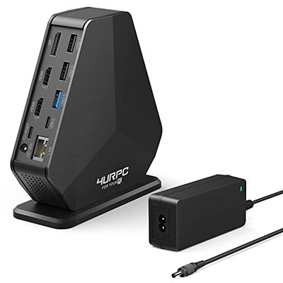 Minisopuru Displaylink Triple Display Docking Station for MacBook  M1/M2/M3/Windows, USB C DisplayLink Docking Station with 2 HDMI & 2  DisplayPort,100W