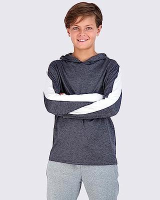 Real Essentials 3 Pack: Boys Girls Youth Teen Quick Dry Dri Fit Dry Fit Long  Sleeve Active Athletic Hoodie Tops Gym Sweatshirt Basketball Clothes  Moisture Wicking Performance -Set 8,M - Yahoo Shopping
