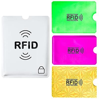 Boxiki Travel RFID Blocking Sleeves, Set with Color Coding