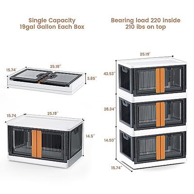 SAglorb 8.2 Gal Closet Organizers and Storage,Plastic Storage Bins