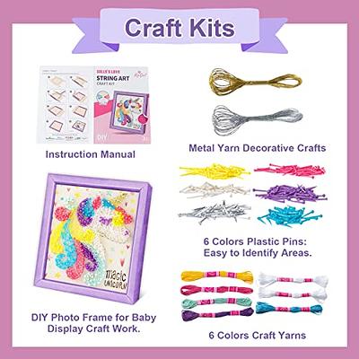 KidEwan String Art Kit for Kids, Arts and Craft Kits for Teens, Unicorn  String Art Supplies with 10x9 DIY Frame, Christmas Birthday Gifts for Girls  Boys Ages 6+ - Yahoo Shopping