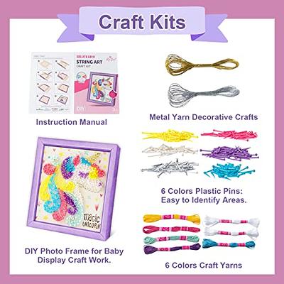 Crafts For Girls Ages 8-12, String Art Kit, Unicorn String Art Kit For  Kids, Unicorn