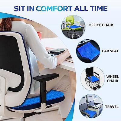 Dropship Gel Seat Cushion For Long Sitting Pressure Relief For Back,  Sciatica, Coccyx, Tailbone Pain – Wheelchair Cushions, Car And Truck Seat  Cushion, Chair Pad For Office Chairs - Egg Sitter to