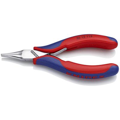 KNIPEX 6-1/4 in. Flat Nose Pliers with Comfort Grip 20 02 160