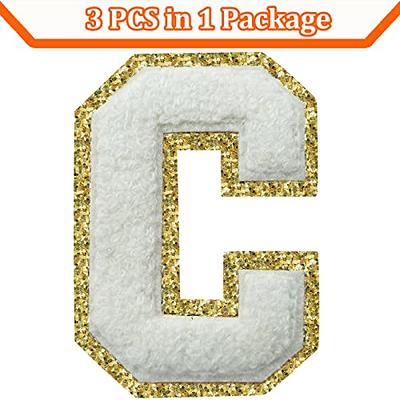 Custom Leopard Letter and Number Iron-on Letters Sequin Patches