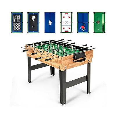 Hathaway Madison 6-in-1 Multi Game Table with Foosball, Table Tennis, 54-in