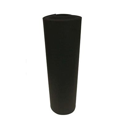 Rubber-Cal Rubber Flooring Rolls - 6mm x 4ft Wide x 3ft Long Roll - Black  Rubber Mat