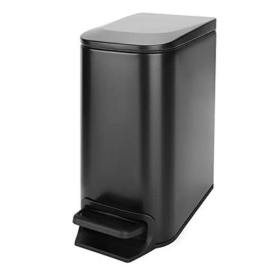 Beamnova Black stainless steel trash can