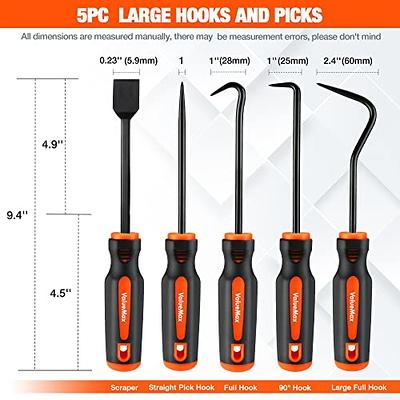 MICHAELPRO 4-Piece Precision Mini Pick and Hook Mechanics Tool Set MP002006  - The Home Depot