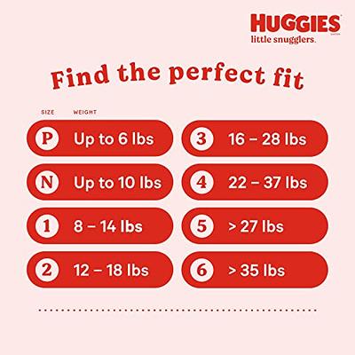 Huggies Little Snugglers Baby Diaper Size 1 8-14lb 32Ct