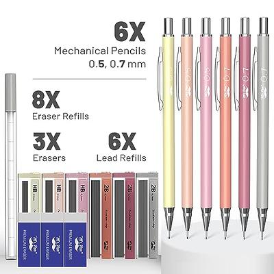 Mr. Pen- Mechanical Pencil Set with Lead and Erasers Refills, 6 Pack, Boho  Theme, 0.5mm & 0.7 mm, Cute Aesthetic Pastel Led Pencils 0.7mm - Yahoo  Shopping