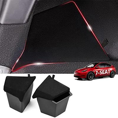 For Tesla Model 3 Y Trunk Organizer Side Storage Bins Rear Cargo