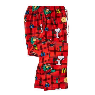 KingSize Men's Big & Tall Plaid Flannel Pajama Set Pajamas